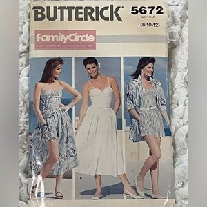 Simplicity VINTAGE Pattern for Stylish VACATION Apparel WOMEN SIZE (8-10-12)